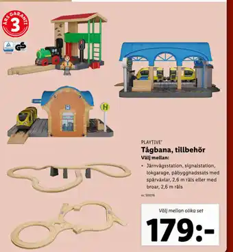 Tågbana, Tillbehör