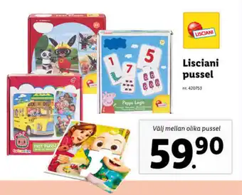 Lidl Lisciani Pussel erbjuda
