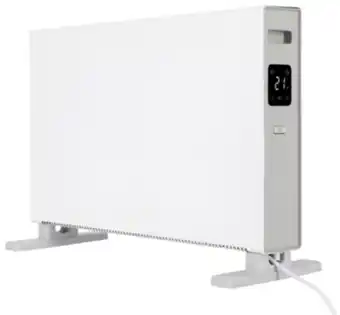 Fristående konvektorelement, 2000 w ip24, vit