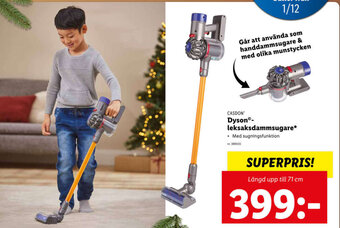 Lidl Dyson Leksaksdammsugare erbjuda