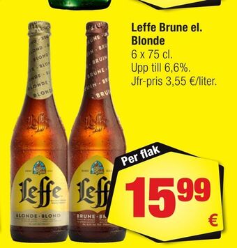 Leffe brune el. blonde
