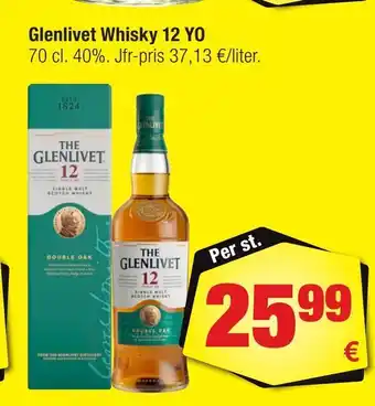 Calle Glenlivet whisky 12 yo erbjuda