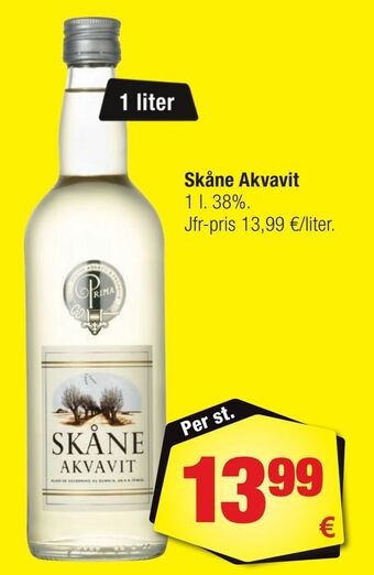 Calle Skåne akvavit erbjuda