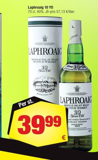 Calle Laphroaig 10 yo erbjuda