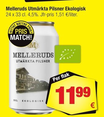 Calle Melleruds utmärkta pilsner ekologisk erbjuda