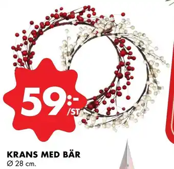 ÖoB Krans med bär erbjuda