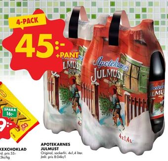 ÖoB Apotekarnes julmust erbjuda