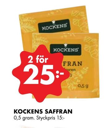 ÖoB Kockens saffran erbjuda
