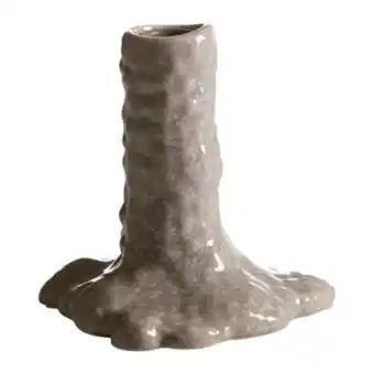 Lizzie ljusstake beige 15cm h15cm 100% keramik