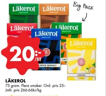 ÖoB Licorice seasalt halstabletter erbjuda