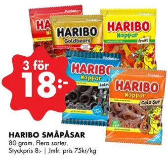 ÖoB Nappar cola godispåsar erbjuda