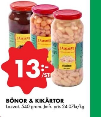 ÖoB Lazzat bönor erbjuda