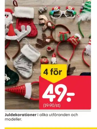 Rusta Craft sensations julprydnader erbjuda