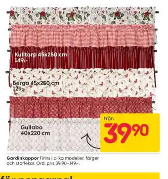 Rusta Elsa form gardinkappa erbjuda