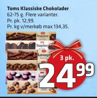 Fleggaard Toms Klassiske Chokolader erbjuda