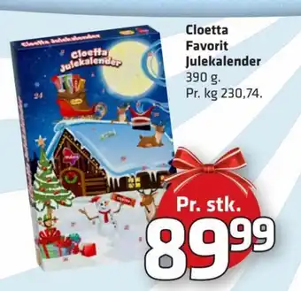 Fleggaard Cloetta Favorit Julekalender erbjuda