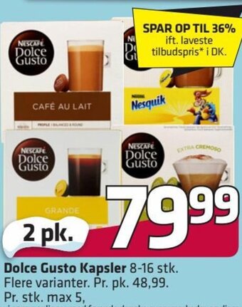 Fleggaard Dolce Gusto Kapsler erbjuda