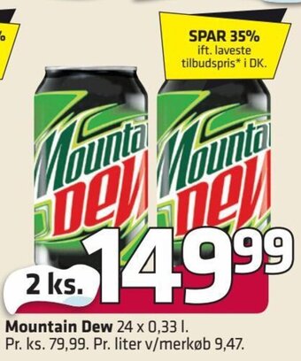 Fleggaard Mountain Dew erbjuda