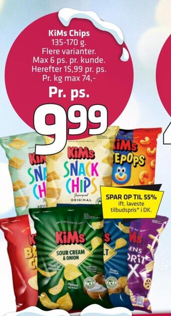 Fleggaard KiMs Chips erbjuda