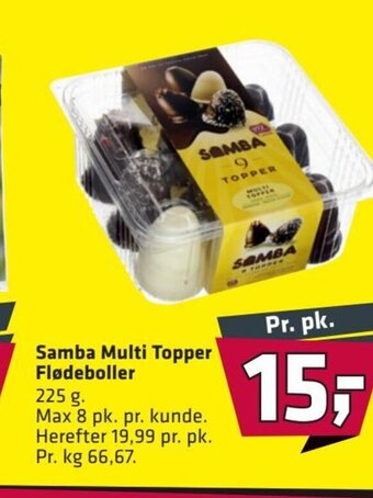 Samba Multi Topper Flødeboller