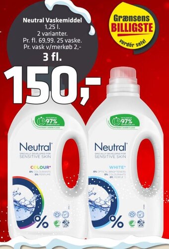 Fleggaard Neutral Vaskemiddel erbjuda