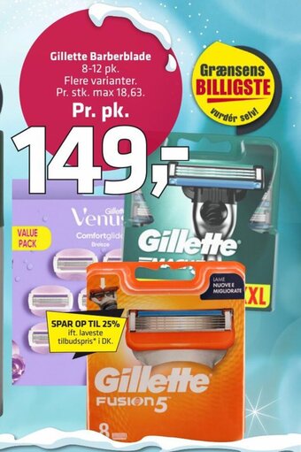 Fleggaard Gillette Barberblade erbjuda