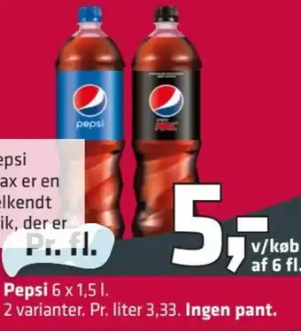 Fleggaard Pepsi erbjuda