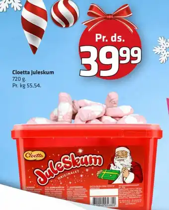 Fleggaard Cloetta Juleskum erbjuda