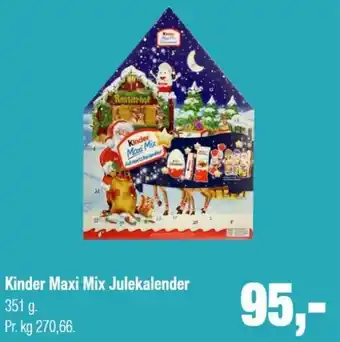 Kinder Maxi Mix Julekalender