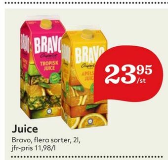 Hemköp Bravo Juice erbjuda