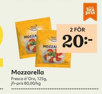 Hemköp Fresca d oro Mozzarella erbjuda