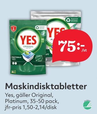 Hemköp Maskindisktabletter erbjuda