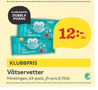 Hemköp Våtservetter erbjuda