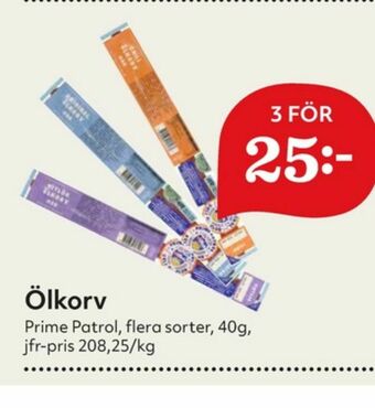 Hemköp Prime Patrol Ölkorv erbjuda