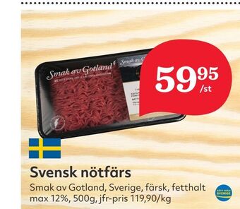 Hemköp Svensk nötfärs erbjuda