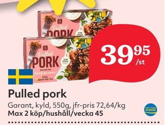 Hemköp Pulled pork erbjuda