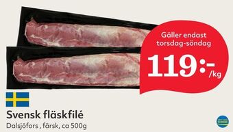 Hemköp Svensk fläskfilé erbjuda