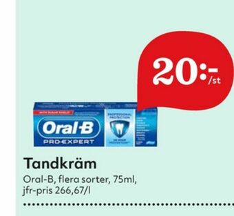 Hemköp Oral-B Tandkräm erbjuda
