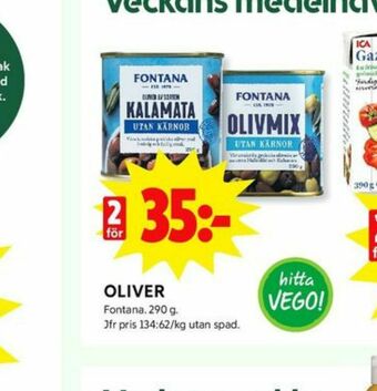 ICA Kvantum Fontana Oliver erbjuda