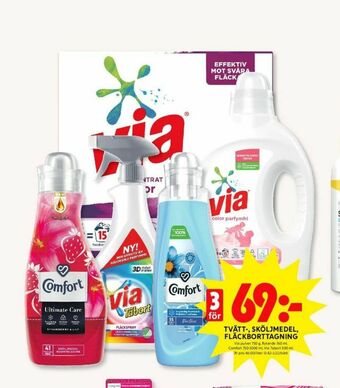 ICA Kvantum Via Tabort Fläckborttagning erbjuda