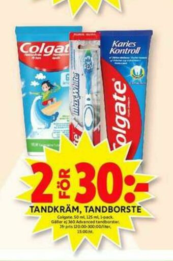 Colgate Tandborste
