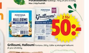 ICA Supermarket Fontana Halloumi erbjuda