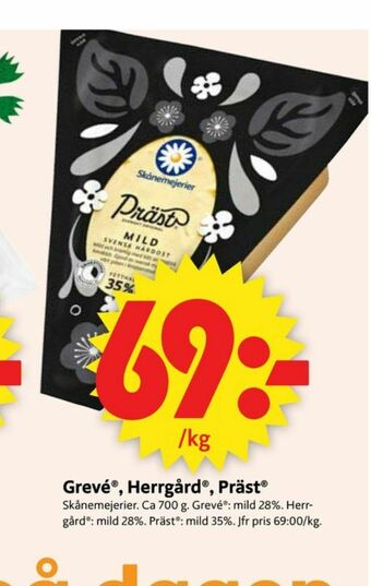 ICA Supermarket Skånemejerier Herrgård erbjuda