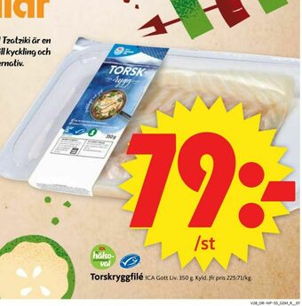 ICA Supermarket ICA Gott Liv Torskfilé erbjuda