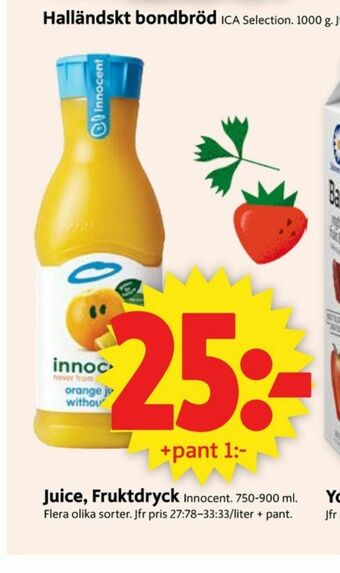 ICA Supermarket Innocent Juice erbjuda