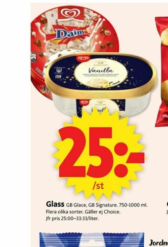 ICA Supermarket GB Signature Glass erbjuda