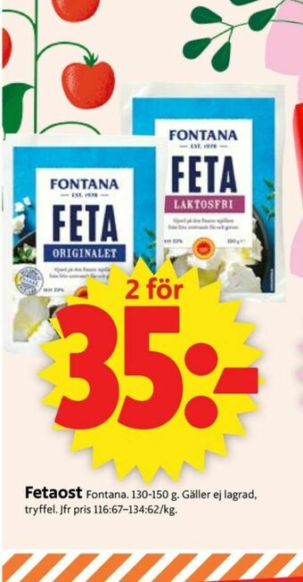 ICA Supermarket Fontana Fetaost erbjuda