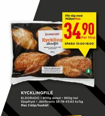 Eldorado Kycklingbröstfilé
