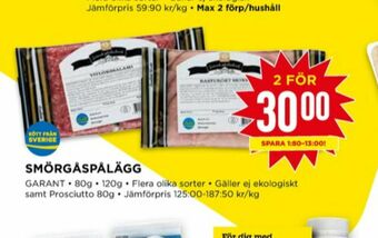 Willys Garant Smörgåspålägg erbjuda