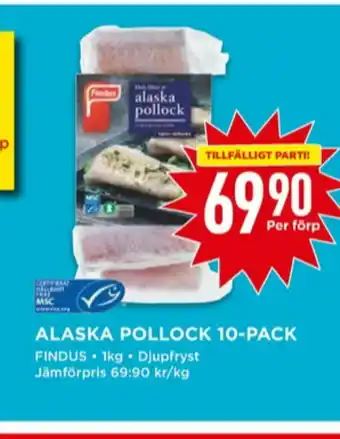 Willys Findus Pollock erbjuda